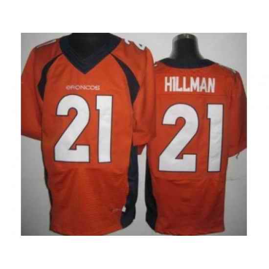 Nike Denver Broncos 21 Ronnie Hillman Orange Elite NFL Jersey